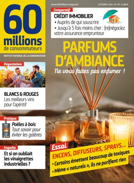 60 Millions de Consommateurs – Octobre 2025 Cover