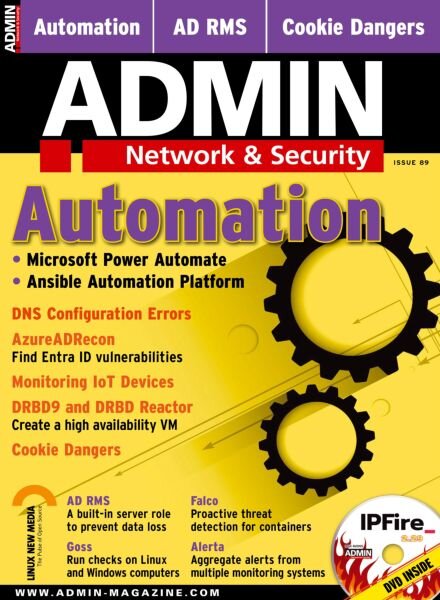 Admin Network & Security – September-October 2025 Cover