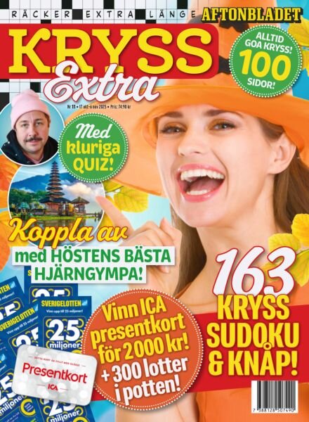 Aftonbladet Kryss Extra – 17 Oktober 2025 Cover