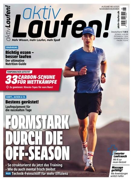 aktiv Laufen – November-Dezember 2025 Cover