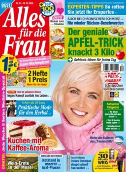 Alles fur die Frau – 24 Oktober 2025