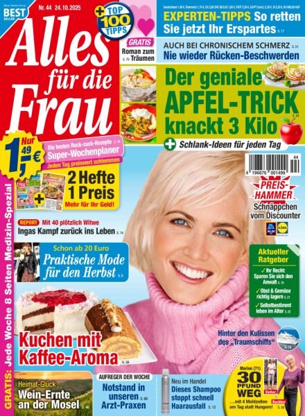 Alles fur die Frau – 24 Oktober 2025 Cover