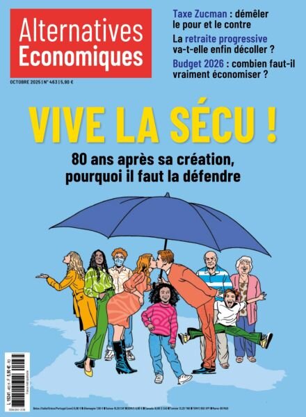 Alternatives economiques – Octobre 2025 Cover