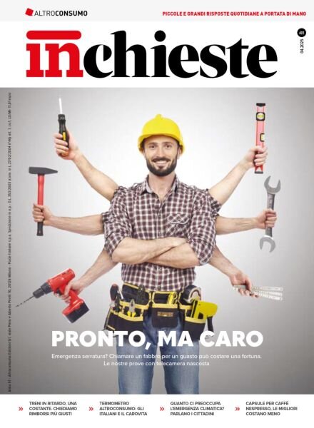 Altroconsumo Inchieste – Aprile 2025 Cover