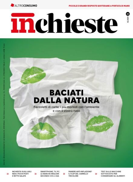 Altroconsumo Inchieste – Febbraio 2024 Cover