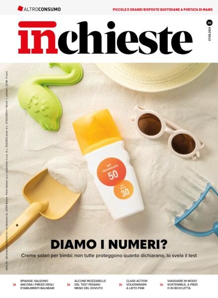 Altroconsumo Inchieste – Luglio-Agosto 2024 Cover