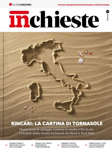 Altroconsumo Inchieste – Luglio-Agosto 2025 Cover