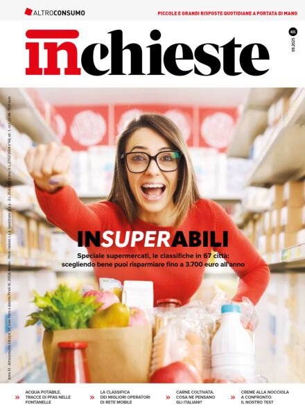 Altroconsumo Inchieste – Settembre 2025 Cover