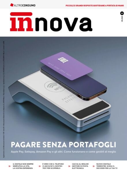 Altroconsumo Innova – Settembre 2024 Cover