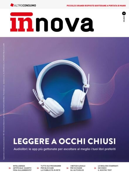 Altroconsumo Innova – Settembre 2025 Cover