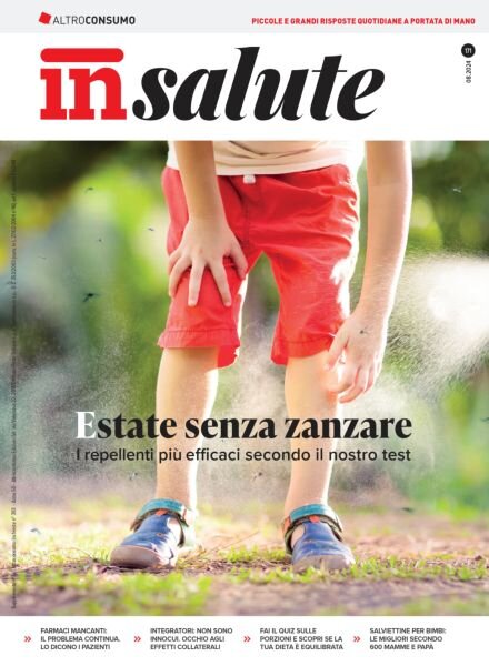 Altroconsumo InSalute – Agosto 2024 Cover