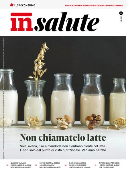 Altroconsumo InSalute – Agosto 2025 Cover