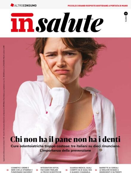 Altroconsumo InSalute – Dicembre 2024 Cover