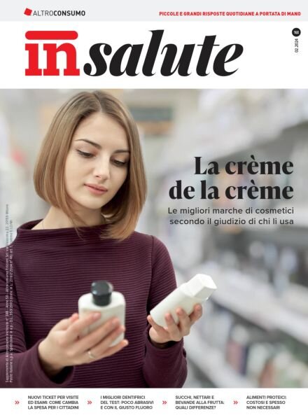 Altroconsumo InSalute – Febbraio 2024 Cover