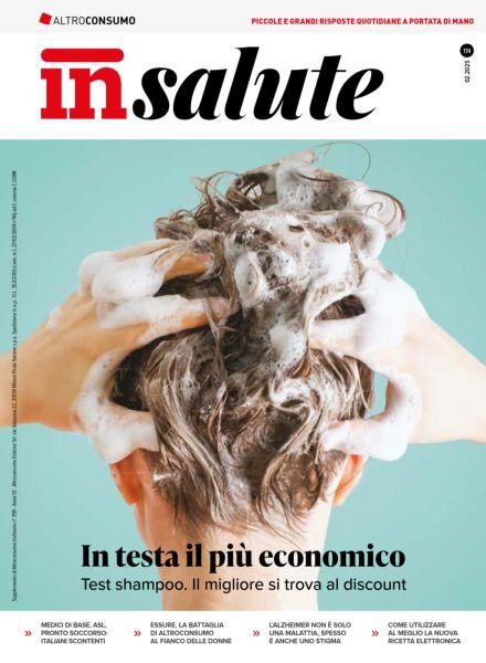 Altroconsumo InSalute – Febbraio 2025 Cover