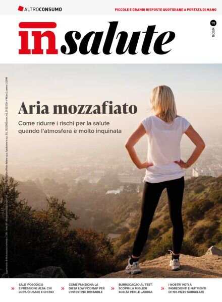 Altroconsumo InSalute – Ottobre 2024 Cover