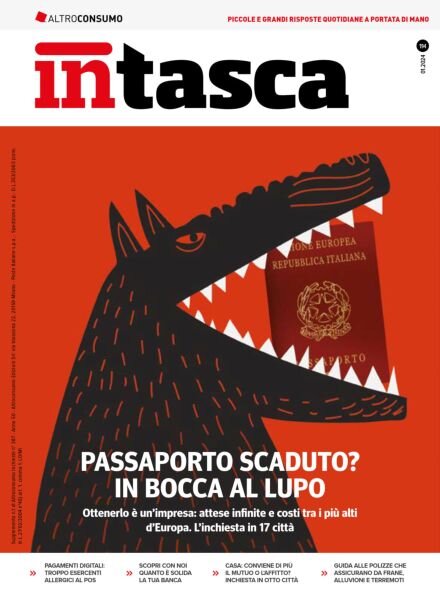 Altroconsumo InTasca – Gennaio 2024 Cover