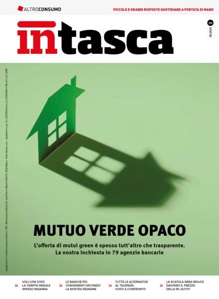 Altroconsumo InTasca – Settembre 2025 Cover
