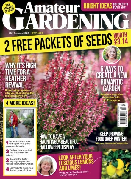 Amateur Gardening – 18 October 2025 Cover