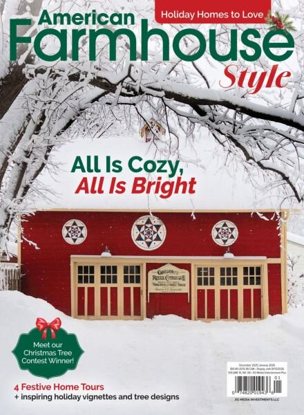 American Farmhouse Style – December 2025 – January 2026 Cover