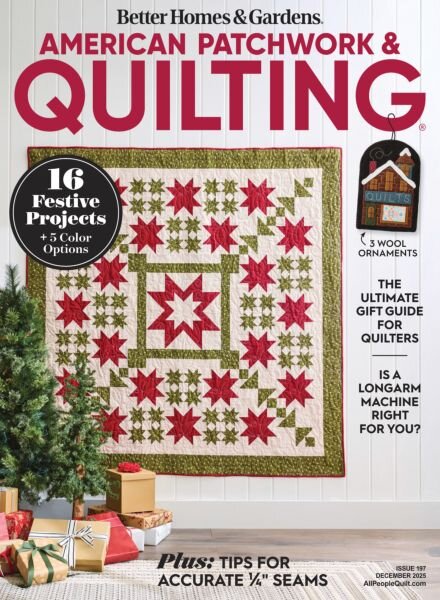 American Patchwork & Quilting – December 2025 Cover