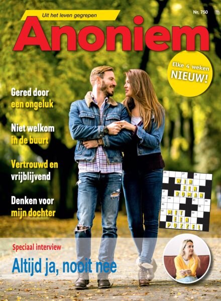 Anoniem – 8 Oktober 2025 Cover