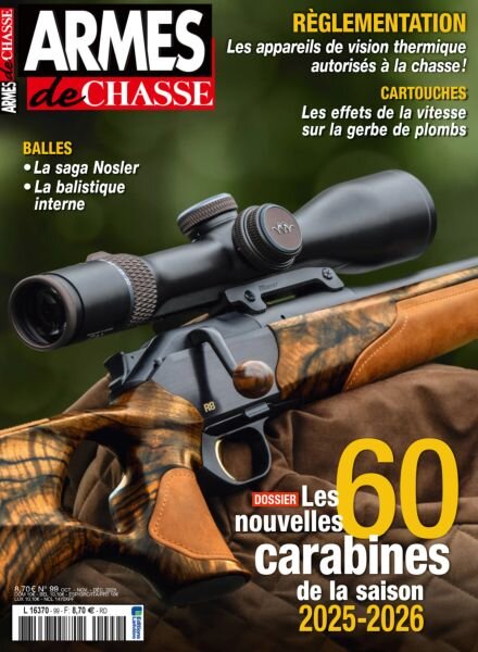 Armes de Chasse – Octobre-Novembre-Decembre 2025 Cover