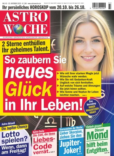 Astrowoche – 15 Oktober 2025 Cover