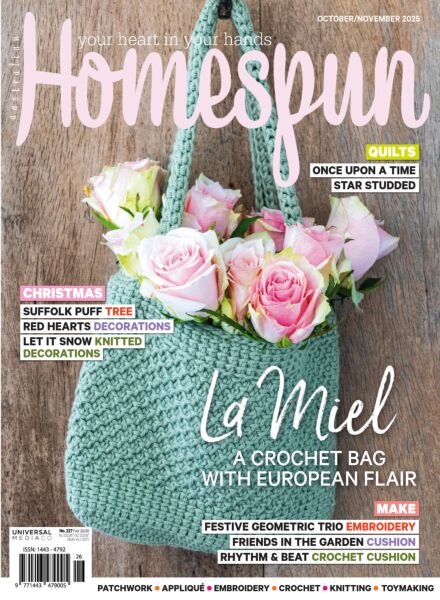 Australian Homespun – October-November 2025 Cover