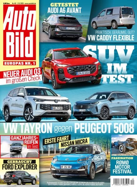 Auto Bild Germany – 1 Oktober 2025 Cover