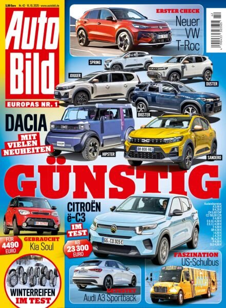 Auto Bild Germany – 16 Oktober 2025 Cover