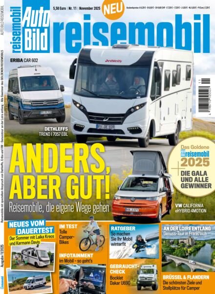 Auto Bild Reisemobil – November 2025 Cover