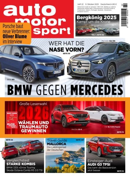 Auto Motor und Sport – 8 Oktober 2025 Cover