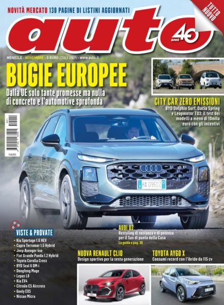 Auto – Novembre 2025 Cover