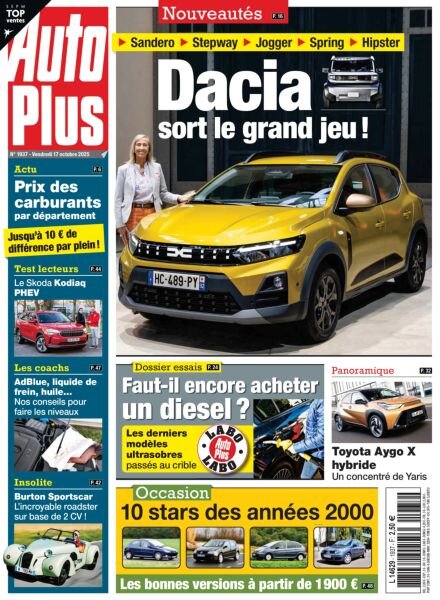 Auto Plus France – 17 Octobre 2025 Cover