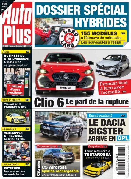 Auto Plus France – 3 Octobre 2025 Cover
