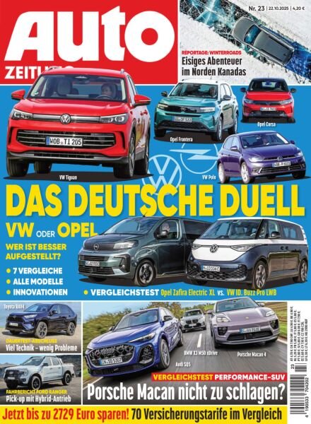 Auto Zeitung – 22 Oktober 2025 Cover