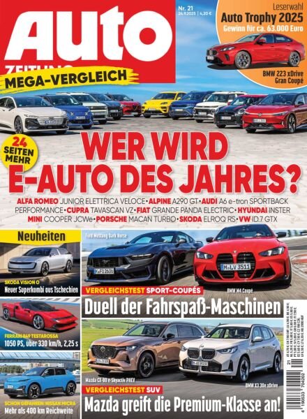 Auto Zeitung – 24 September 2025 Cover