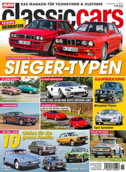 Auto Zeitung Classic Cars – November 2025 Cover