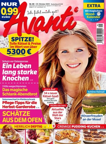 Avanti – 29 Oktober 2025 Cover