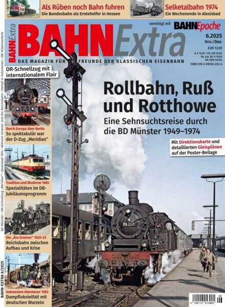 Bahn Extra – November-Dezember 2025 Cover