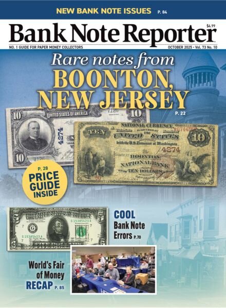 Bank Note Reporter – October 2025 Cover