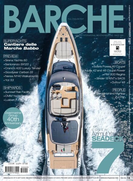 Barche Magazine – Settembre 2025 Cover