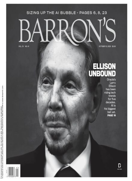 Barron’s – October 13 2025 Cover