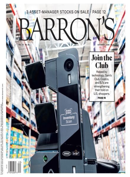Barron’s – October 6 2025 Cover