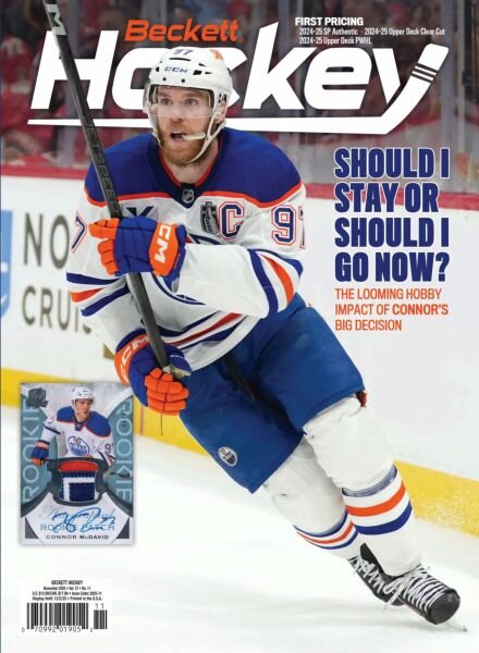 Beckett Hockey – November 2025 Cover