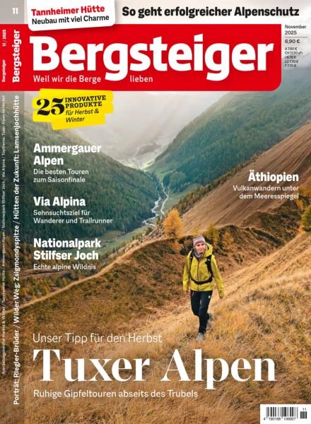 Bergsteiger – November 2025 Cover