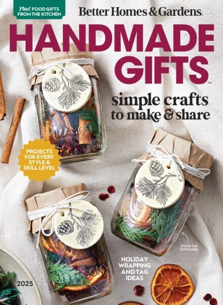 Better Homes & Gardens USA – Handmade Gifts 2025 Cover