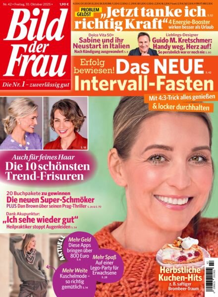 Bild der Frau – 10 Oktober 2025 Cover
