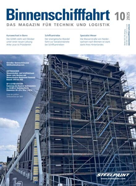 Binnenschifffahrt – Oktober 2025 Cover
